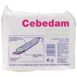 Compresa Cebedam Algodon 20 Units