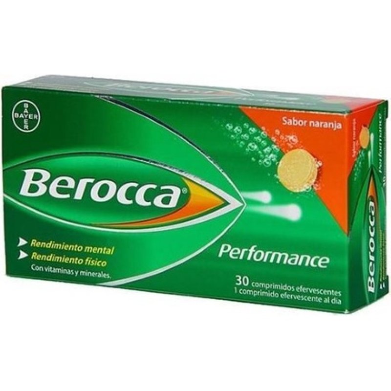 Berocca Performance 30 Effervescent Tablets Orange