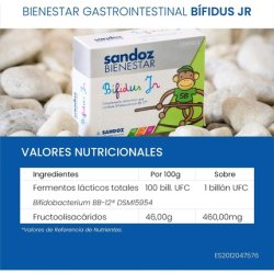 Sandoz Bienestar Bifidus Jr Monodosis 10 Sachets