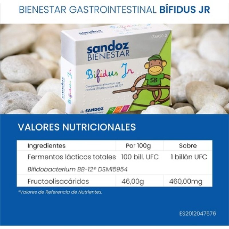 Sandoz Bienestar Bifidus Jr Monodosis 10 Sachets