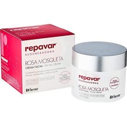 Repavar Moisturizing Facial Cream with Rosehip, Hyaluronic Acid, and Collagen Enriched with Vitamin E and Shea Butter