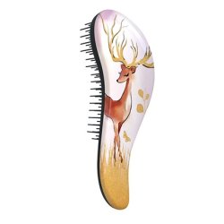 Hair brush with Baby Deer handle