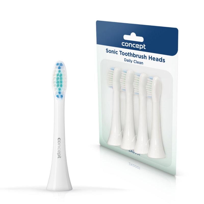 Concept ZK0001 toothbrush head 4 pc(s) White
