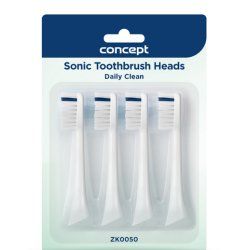 Concept Home Appliances ZK0050 Daily Clean Replacement Brush Heads for Daily Care White