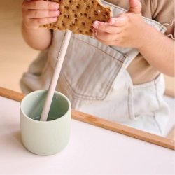 MinikOiOi 101110015 3 Straws with Water Green Brush - Pack of 3