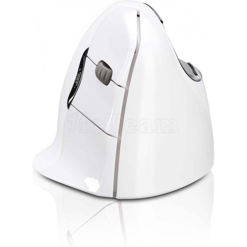 Evoluent compatible VerticalMouse 4 Right Mac - Maus - Bluetooth - weiß