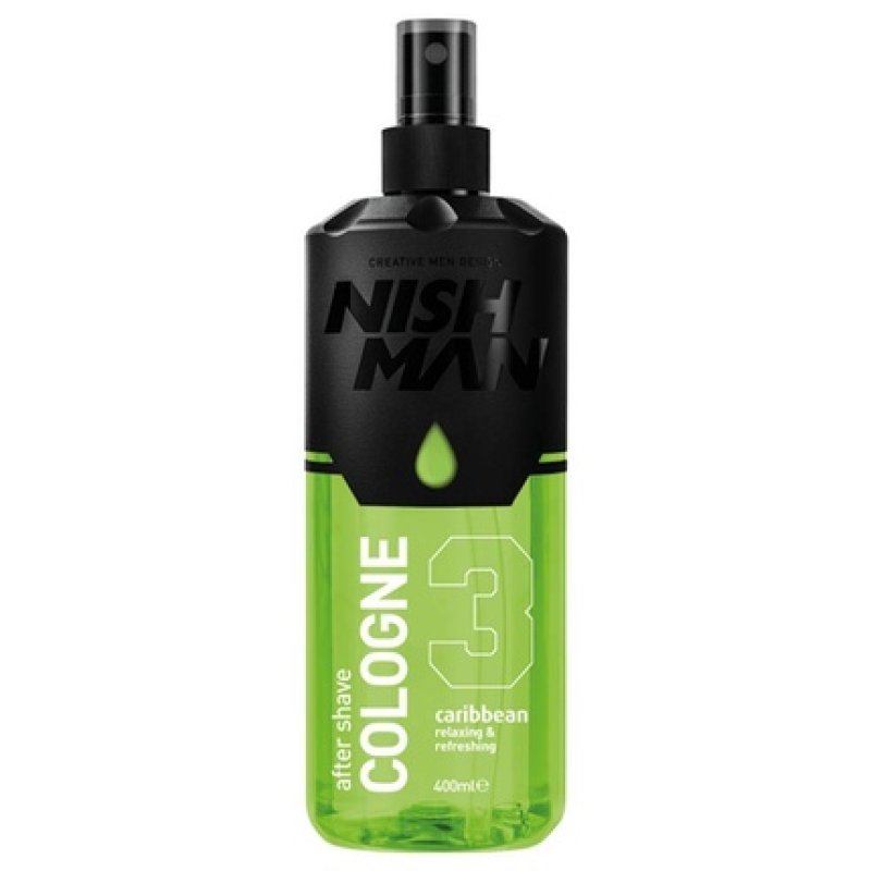 NISHMAN 04 Lemon After Shave Cologne 70% Alcohol Disinfectant 400ml