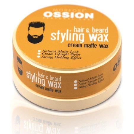 Morfose Ossion Hair & Beard Styling Cream Matte Wax 150ml Natural Look Beard Cream Hair Cream Flexible All Day