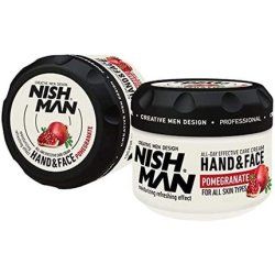 Nish Man Hand, Face and Body Cream for Men with Pomegranate Extract 300ml