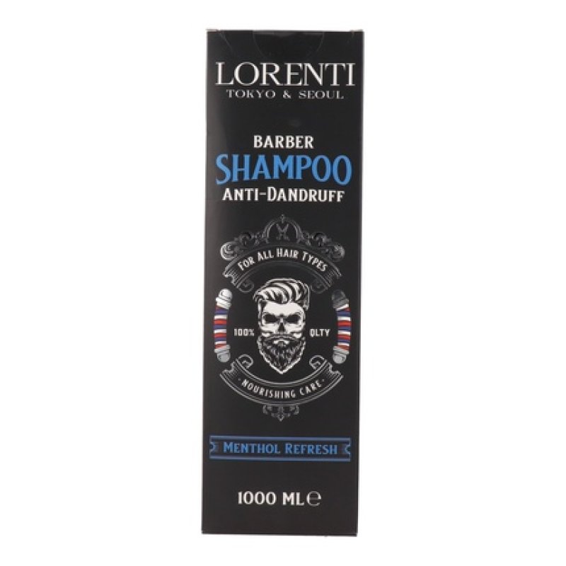 Lorenti Men Shampoo 1000 Ml Menthol - Refreshing Hair Care