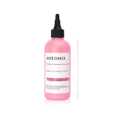 Aveonix Leave In Conditioner 230 Ml - Moisturizing And Smoothing Treatment For Dry Hair