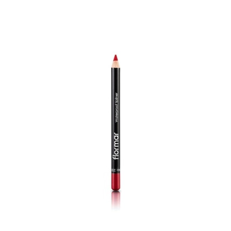 Flormar Waterproof Lipliner for Women 233 Dramatic Red