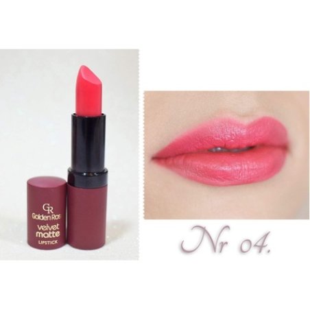 Golden Rose Velvet Matte Lipstick Color 04