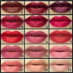 Golden Rose Matte Lipstick Column 10