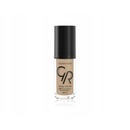 Golden Rose Total Cover 2-in-1 Foundation and Concealer N06 Taupe 30ml