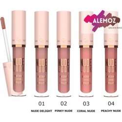 Golden Rose Nude Look Natural Shine Lip Gloss 03 Coral Nude