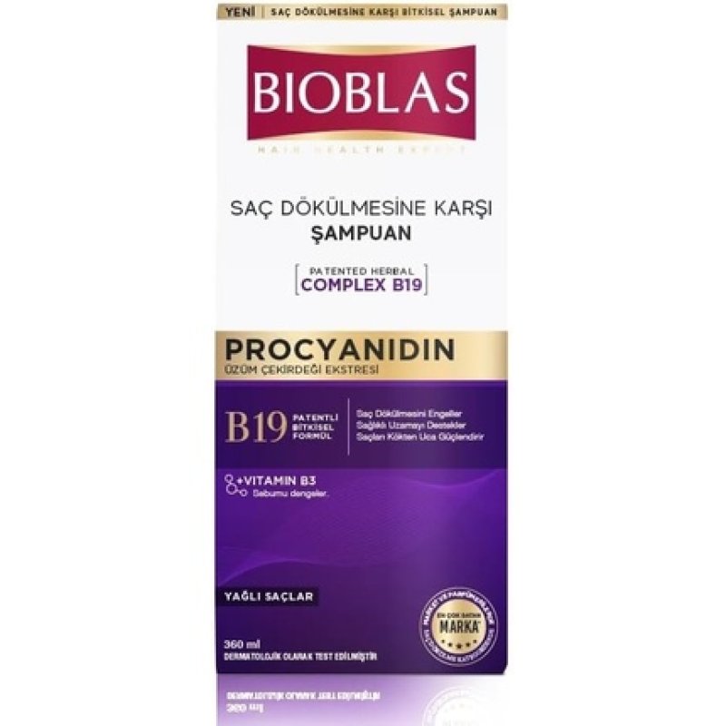 Bioblas For Oily Hair Shampoo 360ml