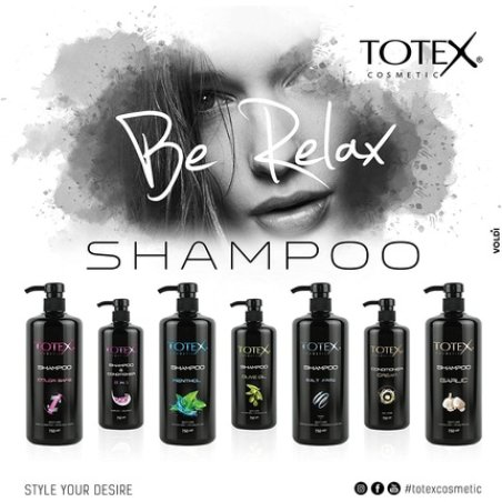 Totex Olive Oil Hair Shampoo Dry Damage Repair Anti-Dandruff Itch Relief 750ml