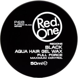 Redone Hair Styling Aqua Wax Black 50ml Gel Wax Lime Scent Extra Hold Men Women Hair Wax Long Lasting Shiny Look
