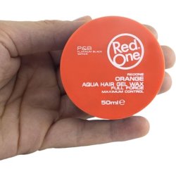 Redone Hair Styling Aqua Wax Orange 50ml - Travel Size - Edge Control - Ultra Hold - Gel Wax - Men & Women Hair Wax -