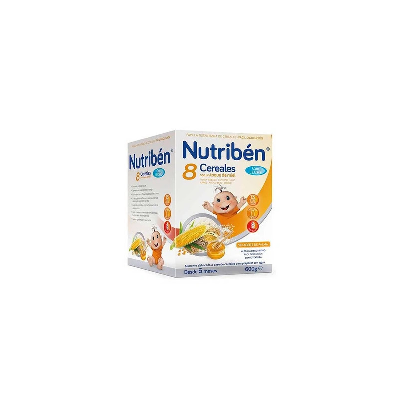 Nutriben Nutriben 8 Honey Cereals With Milk 600g