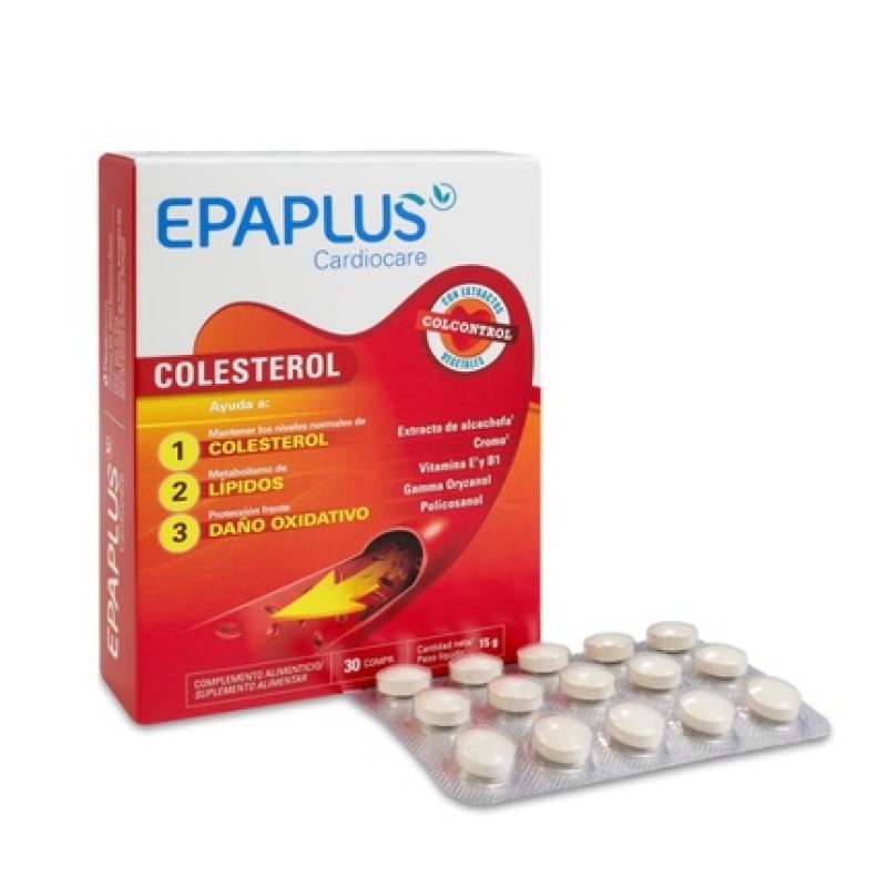 Epaplus Epaplus Cardio Cholesterol 30 Tablets - Supports Healthy Cholesterol Levels