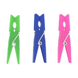 PAMEX Plastic Tongs Lenom 7.5 Centimeters - Pack of 24