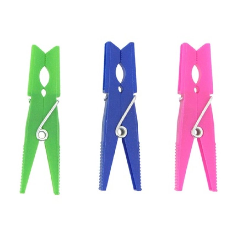 PAMEX Plastic Tongs Lenom 7.5 Centimeters - Pack of 24