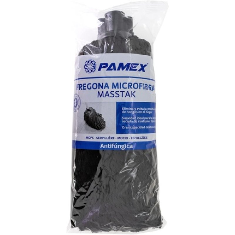 Pamex Microfiber Mop Black