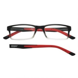 Zippo Reading Glasses Plastic Color: Red-Black-White [31z091-Red200