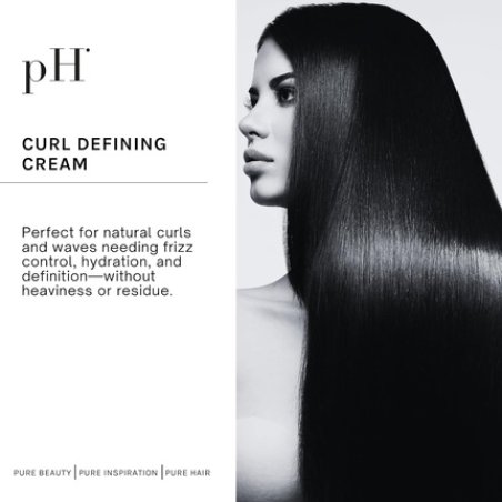 Ph Pure Hair Curl Defining Cream for Natural Curls & Waves - Frizz Control