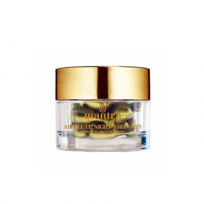 Mantra Absolute Night Recovery Ampoules With Vitamin C And Hyaluronic Acid - 24 Ampoules