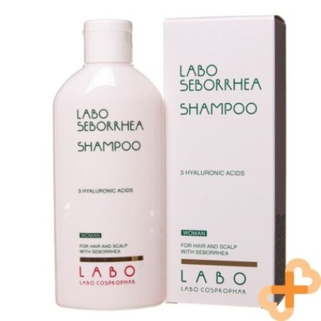 LABO SEBORRHEA Shampoo Against Seborrhea With 3 Hyaluronic Acids Women 200ml