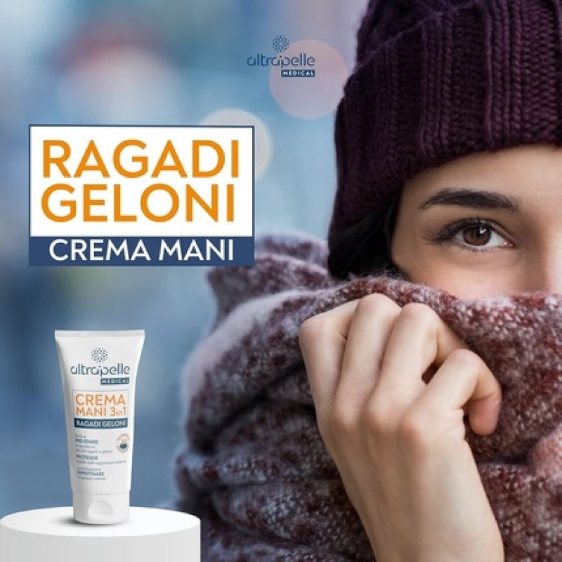 Difar Distribuzione Altrapelle Medical Hand Cream for Cracks and Chilblains 5ml