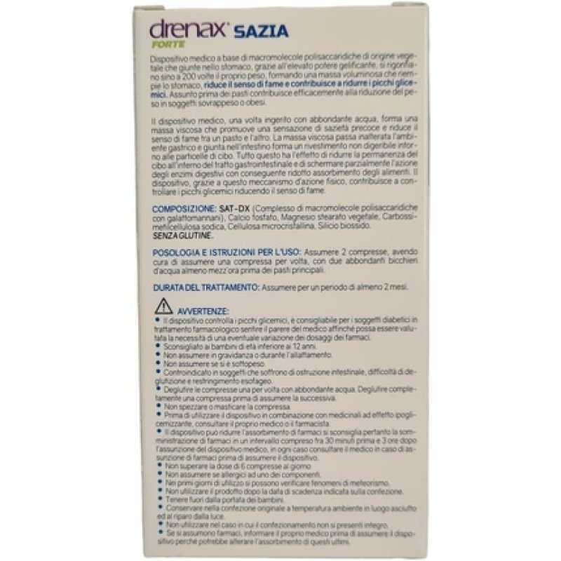 Supplement Drenax Forte Sazia Satiating Effect 45 Tablets