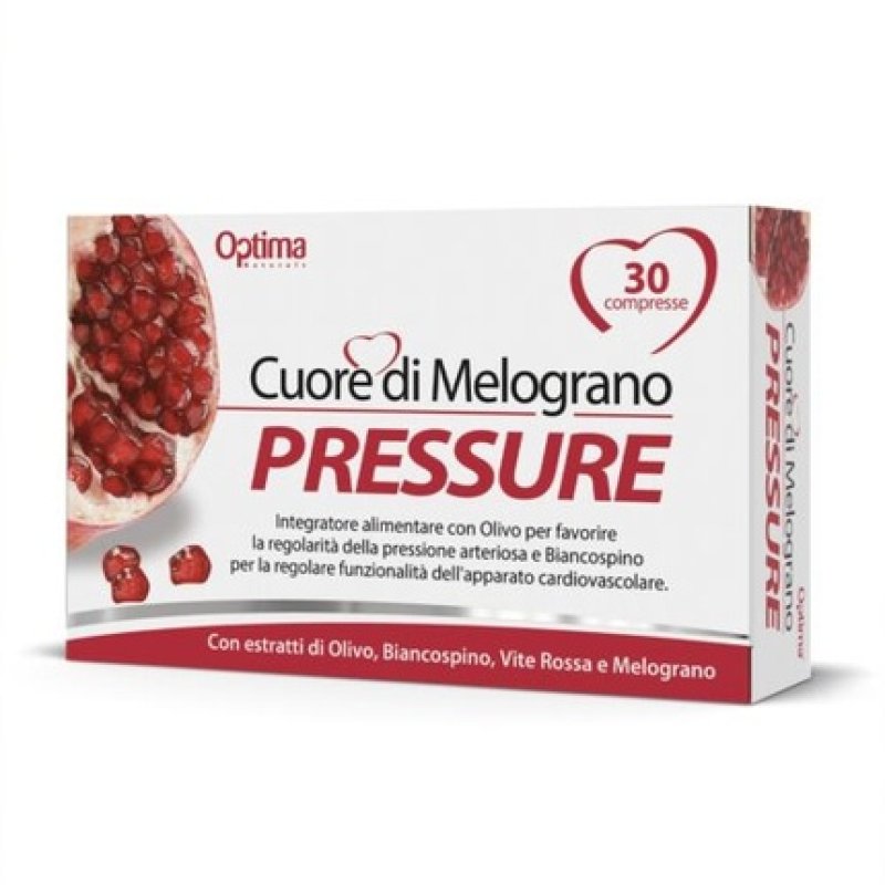 Herz Von Granatapfel Pressure 30 Tablet Supplement - Optima Naturals