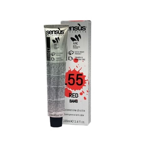Sensus Direct Bang 55 Red Hair Color