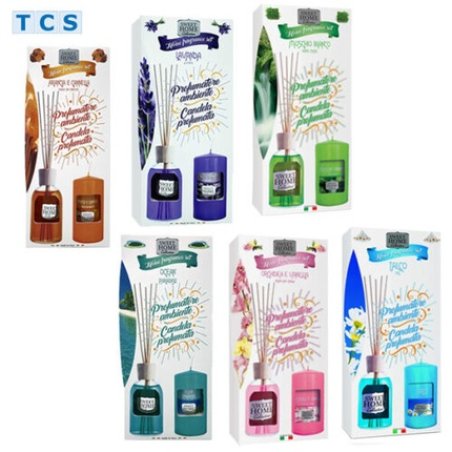 SWEET HOME Room Fragrance with Wooden Sticks Scented Candle Gift Pack
