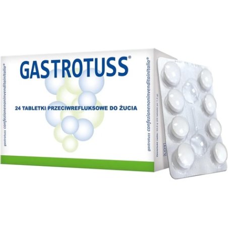 Gastrotuss Anti-Reflux Chewable Tablets 24 Tablets