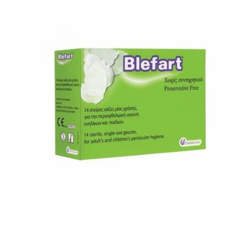 Blefart Maxyn Blefart Ophthalmic Dressings In White Color - 14 Pieces