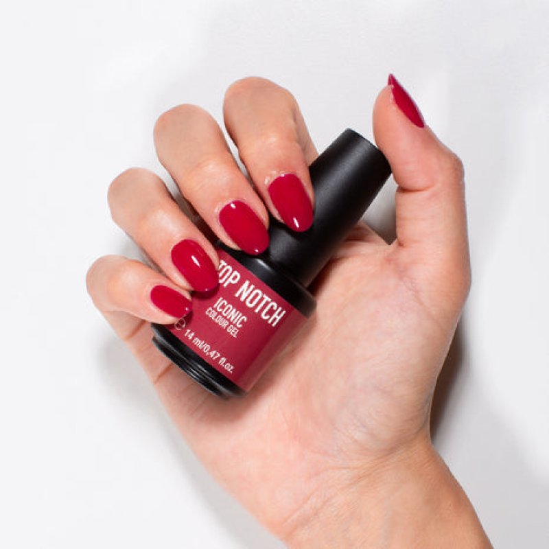 Top Notch by Mesauda Iconic Colour Gel nail polish 14 ml Red