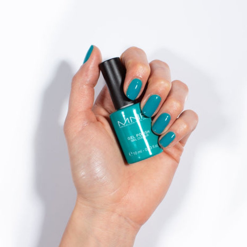 Mesauda Nail Pro MNP Teal Stone vernis à ongles avec gel 10 ml Bleu