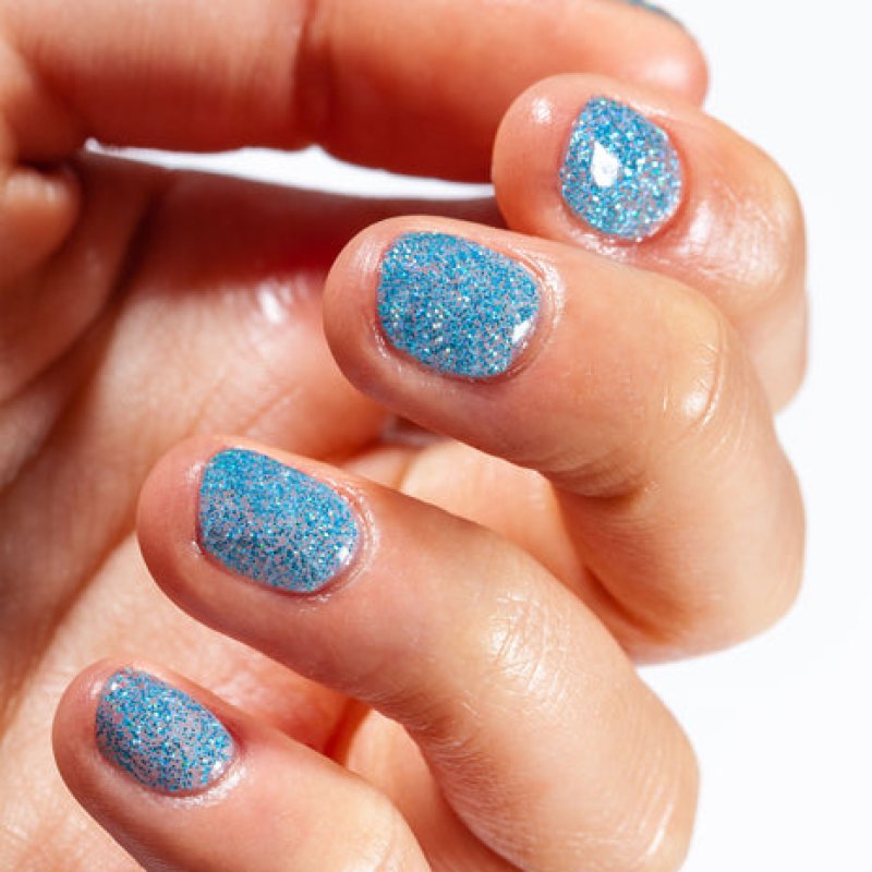 Mesauda Nail Pro MNP Blue Glitter vernis à ongles avec gel 10 ml Bleu