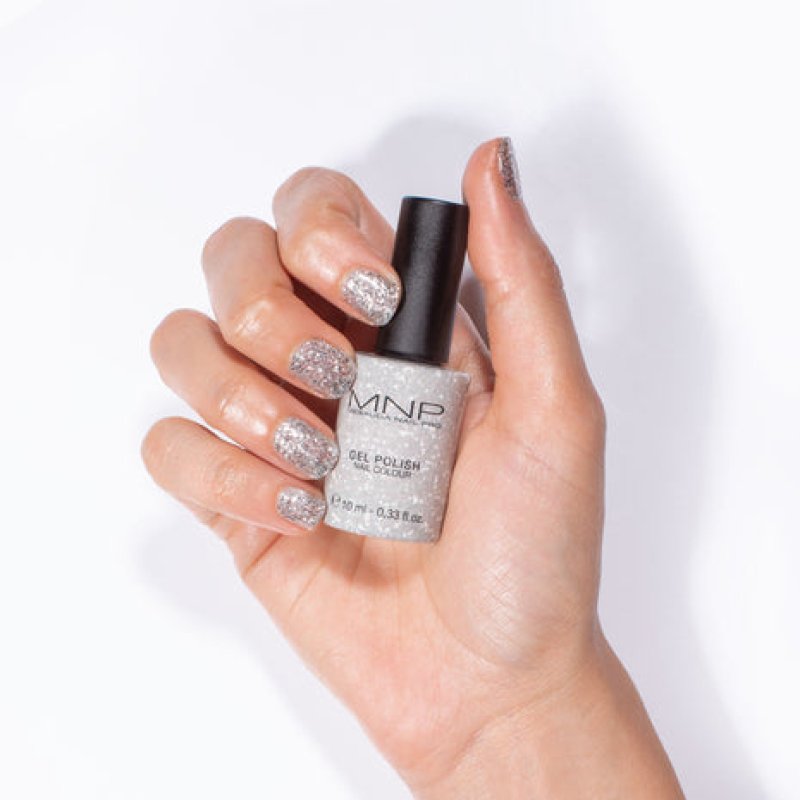 Mesauda Nail Pro MNP Moonlight vernis à ongles avec gel 10 ml Argent
