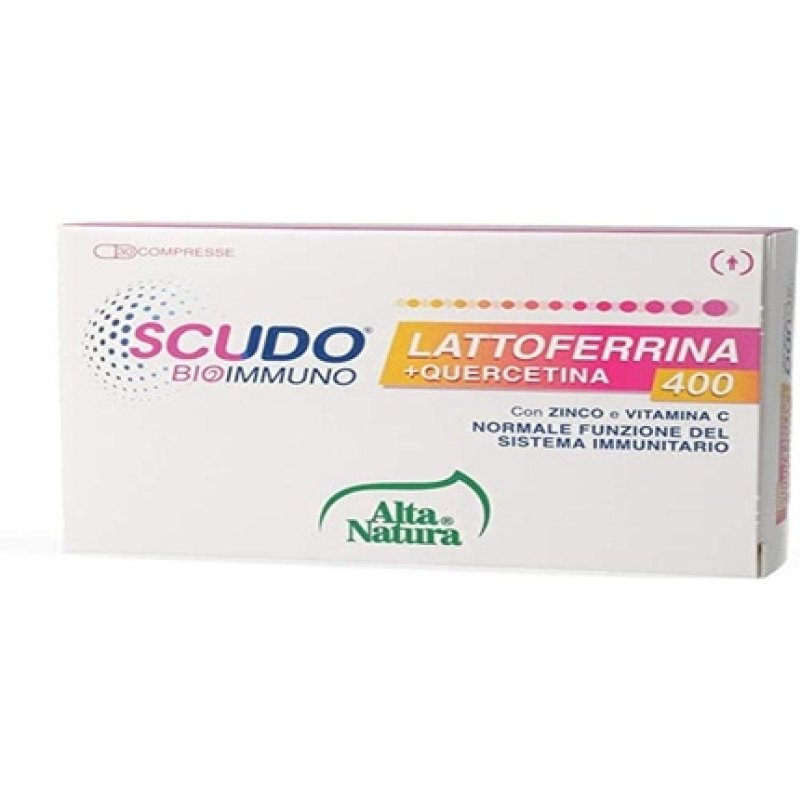 Alta Natura Scudo Lactoferrin 400 Quercetin Supplement 30 Tablets