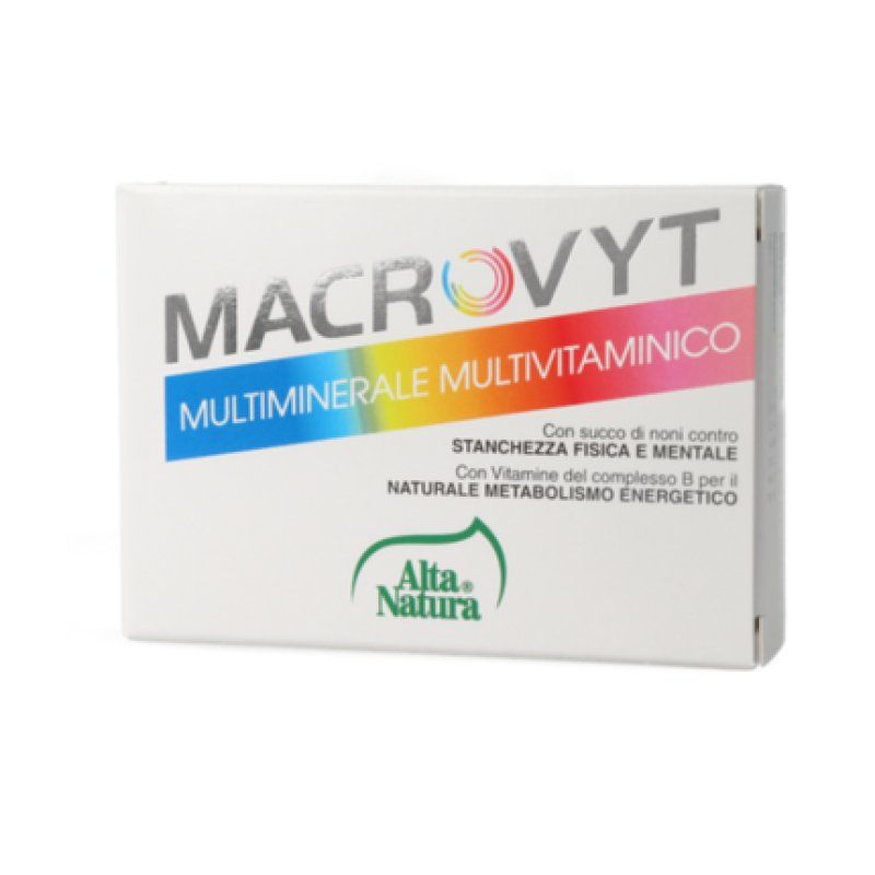 Macrovyt Multivitamin Multimineral Alta Natura 30 Tablets