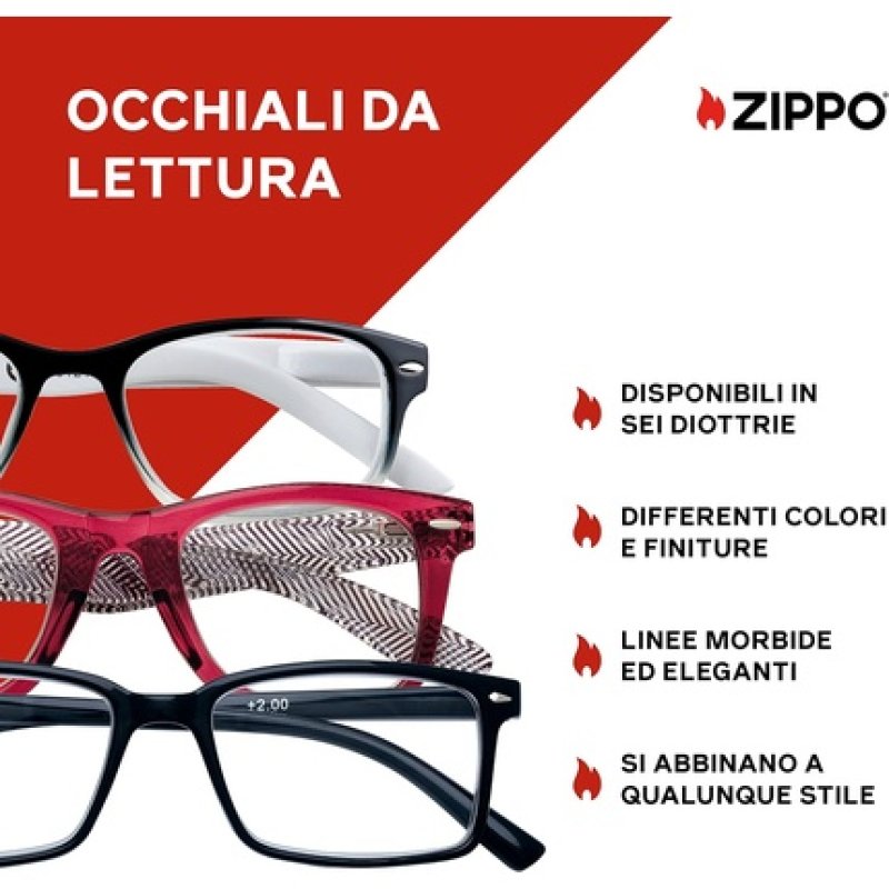 ZIPPO Reading Glasses 31Z-B1-BLU350 3.50