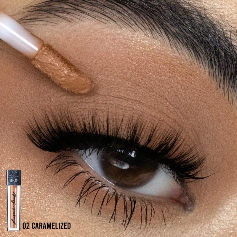 Mulac Cosmetics Liquid Soul Face Eyes Lips All Over Liquid Pigment 02 Caramelized