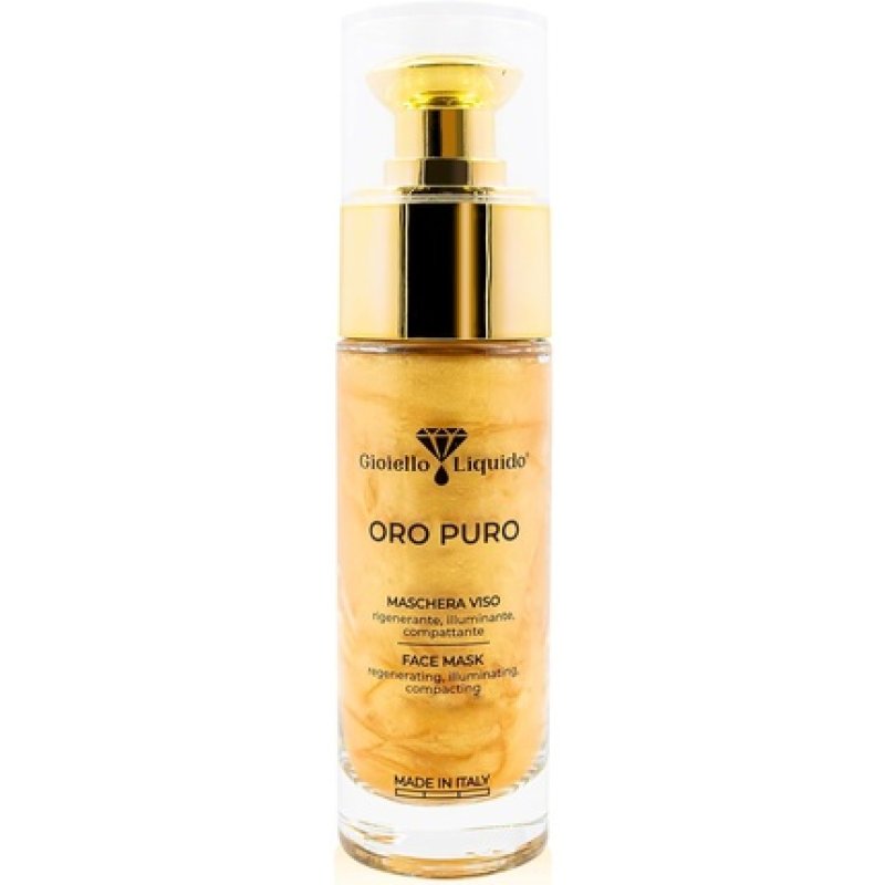Face Mask with Pure Hyaluronic Acid and Colloidal Gold Regenerates Face Cells and Collagen For All Skin Types 30ml