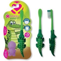 Setablu Soft Crocodile Toothbrush with Hood